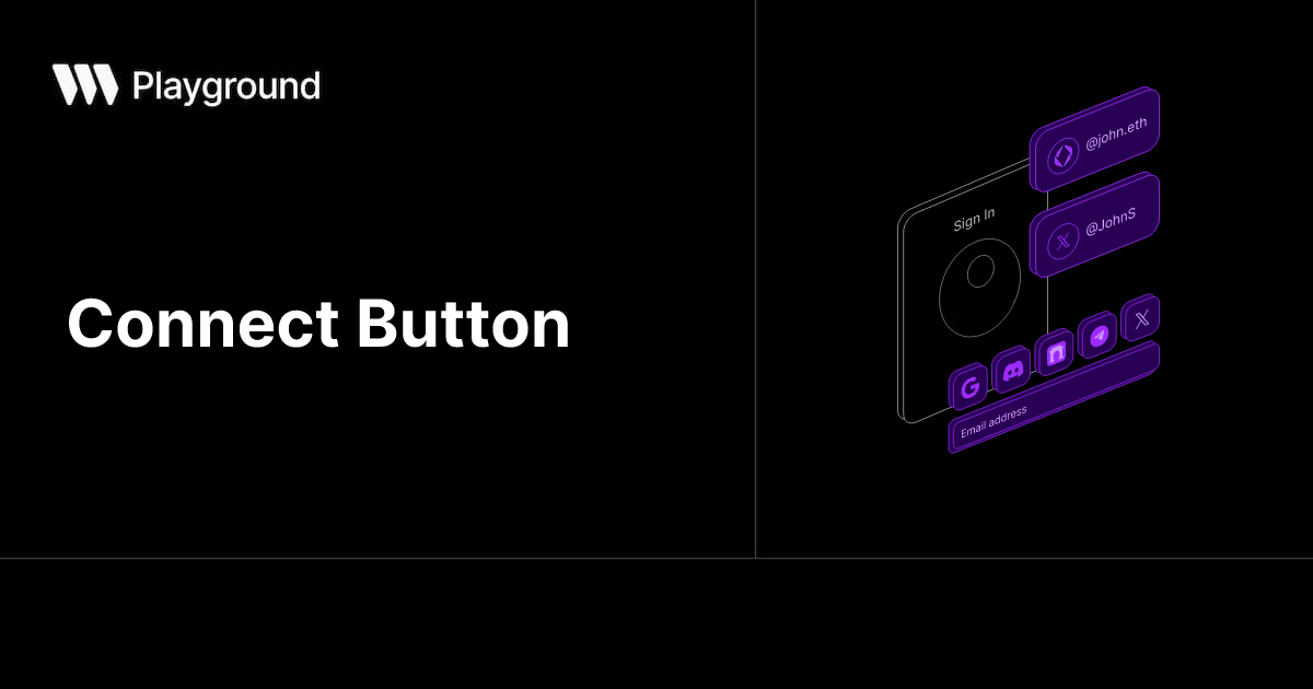 Connect Button | thirdweb Playground